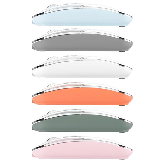 CrystalGlide™ Transparent Wireless Mouse – Sleek. Silent. Smart.