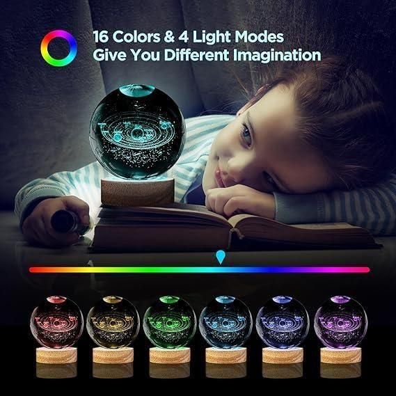 StarGlo™ – Assorted 3D Crystal Sphere Night Lights