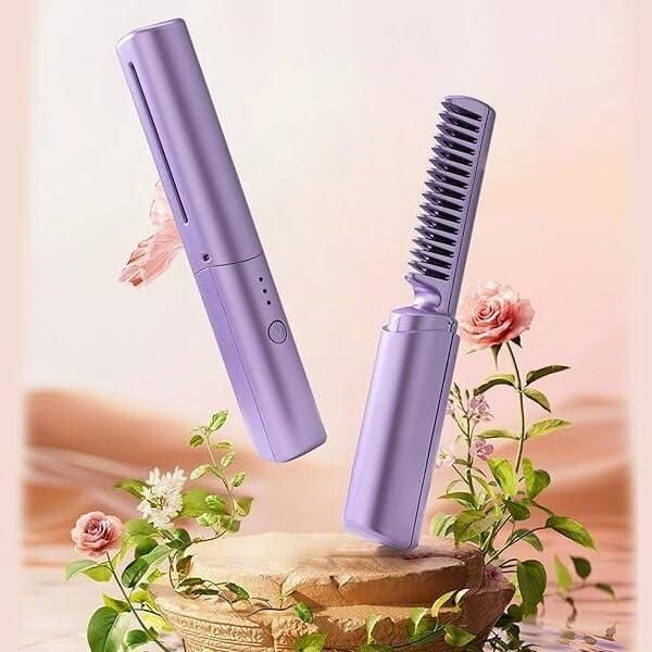 SilkComb™ – Portable Hot Comb Hair Straightener