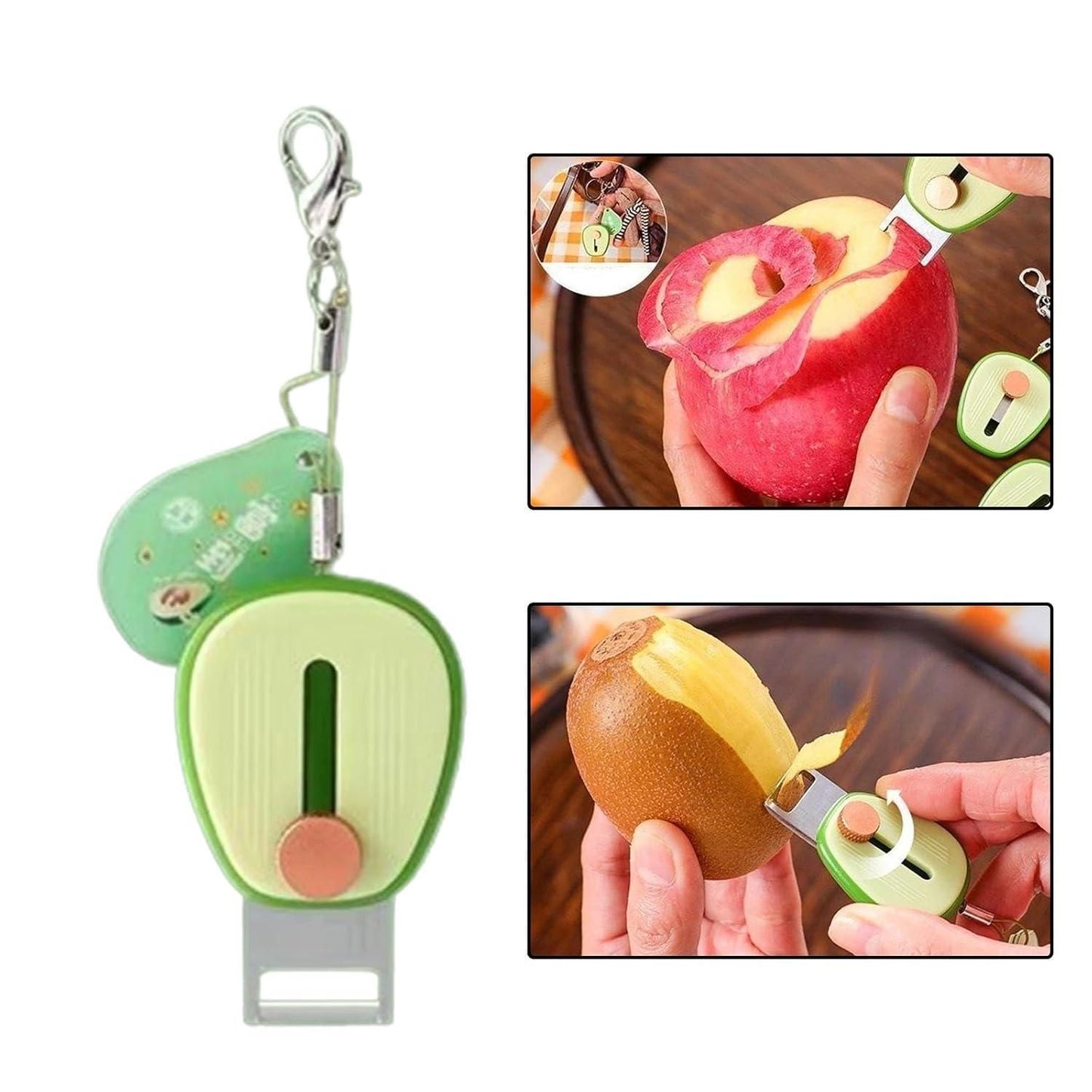 PeelPop™ – Retractable Mini Peeler for Picnics, Travel & Home