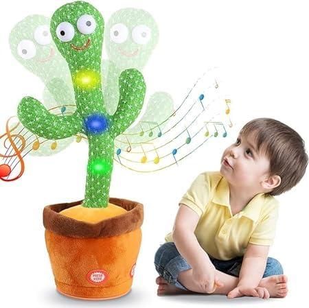 GiggleGroove™ Dancing Cactus – Lights, Laughs & Learning!