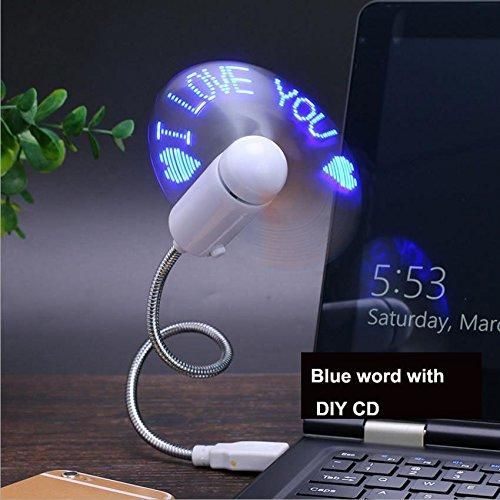 GlowScript™ – USB LED Fan with Programmable Message Display