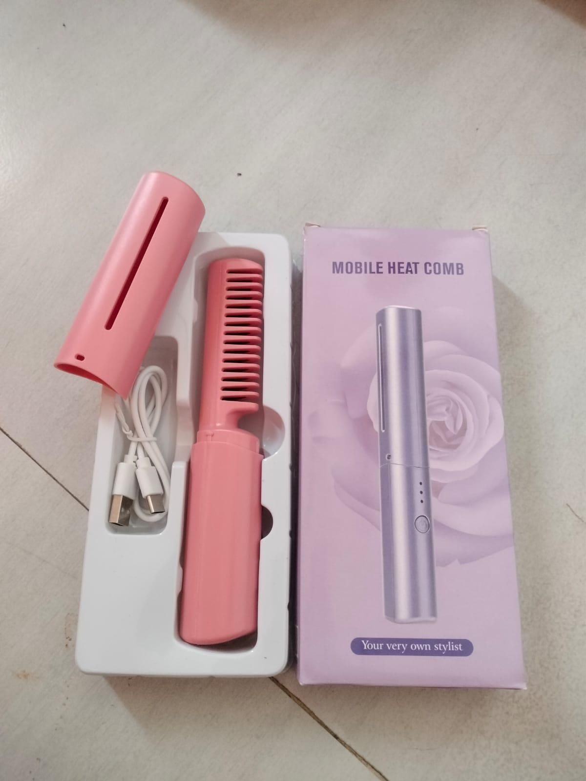 SilkComb™ – Portable Hot Comb Hair Straightener