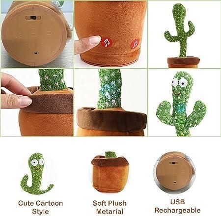 GiggleGroove™ Dancing Cactus – Lights, Laughs & Learning!