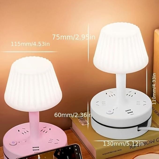 LumiFlex™ – 3-in-1 LED Table Lamp with Adjustable Brightness