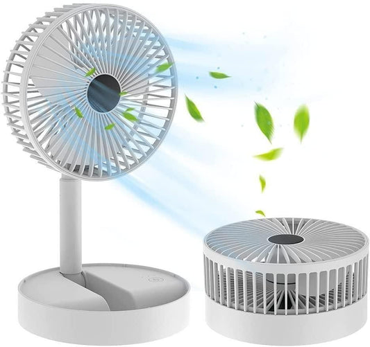BreezeMax™ Turbo Desk Fan – Recharge. Relax. Refresh.