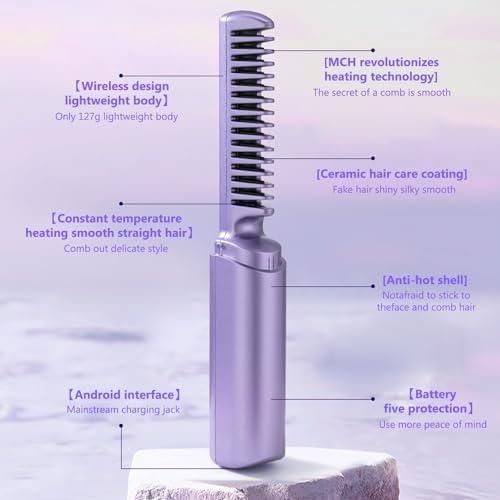 SilkComb™ – Portable Hot Comb Hair Straightener